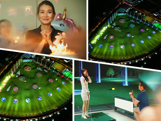 GOLF+無限玩法！高爾夫智能燈光互動控制系統(tǒng)等您來體驗
